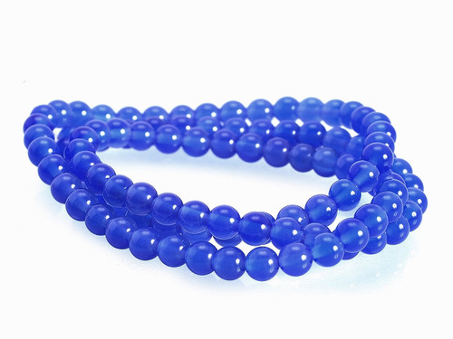 6mm Turquoise Jade Round Beads 15.5" dyed [6b75]