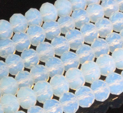 10x8mm Opalite Faceted Rondelle About 48 Beads synthetic [uc4a43]