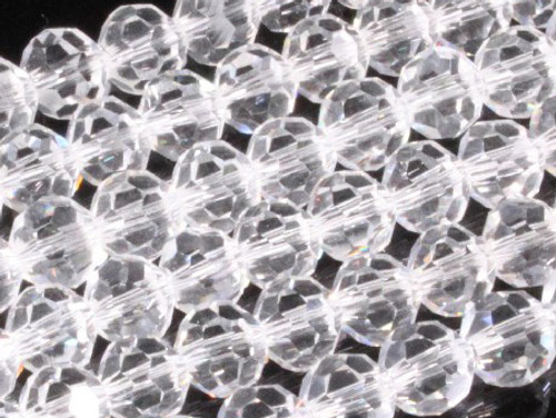 12mm Glass Faceted Round Beads About 36 Beads [uc10a1]