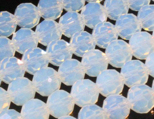 12mm Opalite Faceted Round About 36 Beads [uc10a43]