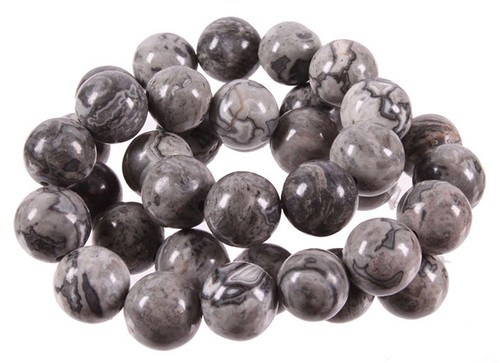 6mm Earth Jasper Round Beads 15.5" natural [6r69]