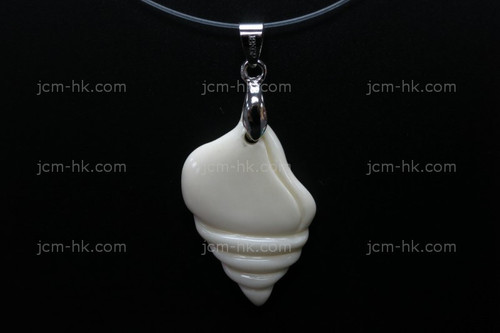 22X32mm Buffalo Bone Sea Lion Designer Bead Pendant [z1459]