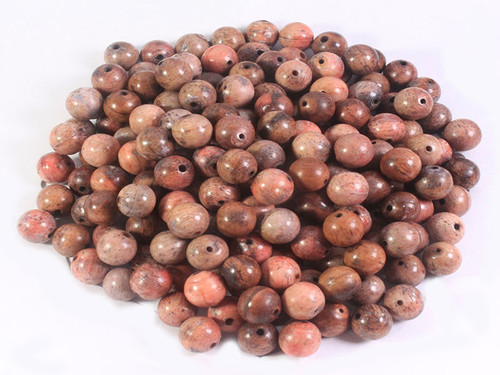 10mm Natural Buffalo Bone Beads 20pcs Antique color, A Grade [10z12i]