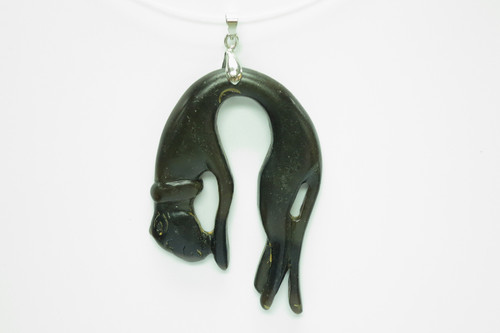 40X65mm buffalo Horn Panther Designer Bead Pendant [z1716]