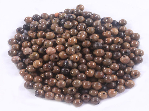 6mm Natural Buffalo Bone Beads 30pcs Antique color, A Grade [6z14i]