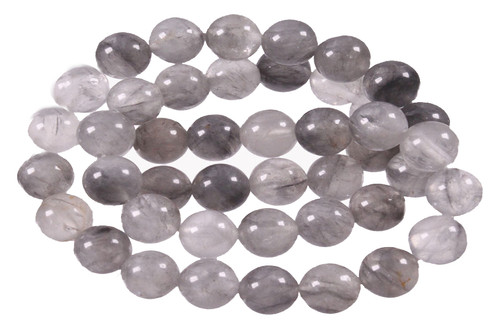 6mm Cloud Crystal Round Beads 15.5" natural [6r76]
