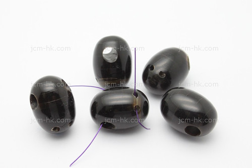 18x25mm Buffalo Horn Capule Beads 3 Hole 2pcs. [z1947]