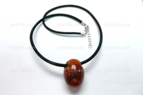 12x18mm Amber Horn Designer Bead Pendant [z8481]