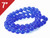 6mm Blue Agate Round Loose Beads About 7" dyed [i6f12]