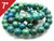 10mm Azurite Chrysocolla Round Loose Beads About 7" dyed [i10d41]