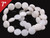 12mm White Jade Coin Loose Beads 7" [iwa157]