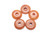 15mm Red Aventurine Donut Beads 2pcs. natural [y904b]