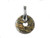 25mm Leopard Skin Donut Pendant 1pc. [y947ep]