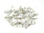 925 Sterling Silver 4mm Flat + 0.5mm Pin Earstud 4pcs. [y802k]