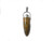 925 Sterling Silver 25mm Tiger Eye Bullet Pendant [y800f]