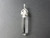 925 Sterling Silver 50mm Crystal Healing Crystal Point Pendant [y809h]