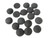 18mm Matte Black Onyx Round Cabochon 5pcs. 7mm thick [y715b]