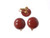 18mm Red Jasper Cabochon Screw Clip Earring [y339f]
