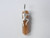 925 Sterling Silver 45mm Red Aventurine Healing Crystal Point Pendant [e315]