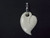 26x38mm Buffalo Bone Carved Heart Pendant [e290]