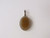 15x20mm Amber Agate Faceted Oval Pendant [e1101]