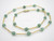 6mm Aventurine Necklace 17" [e3111]