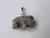 25mm Leopard Skin Buffalo Pendant [e1428]