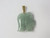 25mm Green Aventurine Elephant Pendant [e445]