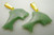 17x25mm Green Aventurine Dolphin Pendant [e1269]
