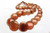 16-30mm Amber Horn Necklace 18" [z7669]