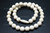 10mm Buffalo Bone Beads Necklace 18" [z7620]