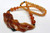 90x26mm Amber Horn Necklace 18" [z7667]