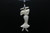 22x60mm Buffalo Bone Beauty Designer Bead Pendant [z5674]