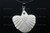 40x40mm Buffalo Bone heart Designer Bead Pendant [z7140]