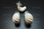 14X20mm Buffalo Bone Dome Rope Earring [z1197]