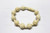 12mm Buffalo Bone Rope Beads Bracelet 7.5" [z7832]