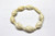 12x18mm Buffalo Bone Bracelet 7.5" [z7835]