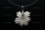 28x28mm Buffalo Bone flower Designer Bead Pendant [z7402]