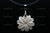 28x28mm Buffalo Bone flower Designer Bead Pendant [z7404]