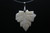 38x42mm Buffalo Bone Leaf Designer Bead Pendant [z5539]