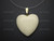 30mm Buffalo Bone heart Designer Bead Pendant [z5637]