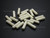 4x14mm Buffalo Bone Tube Beads 20pcs. [z8150]