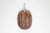 30x40mm Buffalo Bone Designer Bead Pendant, Natural Dyed [z7327]