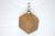 30x35mm Wood Designer Bead Pendant [z7160]