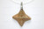 35x35mm Wood Designer Bead Pendant [z7197]