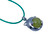 25mm Jumping Dolphin Pendant With 12mm Nephrite Jade Ball [y745-a18]