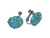16mm China Jade Screw Clip On Silver Plated Earring [y301b-a27]
