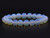 4mm Moonstone Opalite Elastic Bracelet 7.5" synthetic [b1a43]
