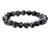6mm Snowflake Obsidian Elastic Bracelet 7.5" natural [b2b25]