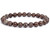 4mm Brown Snowflake Elastic Bracelet 7.5" natural [b1b4]